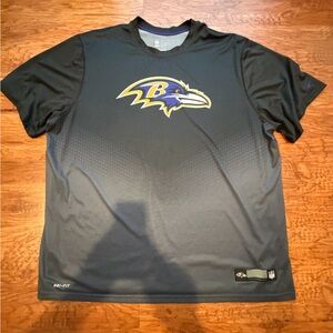 Nike Baltimore Ravens black/purple 3XL dri-fit shirt